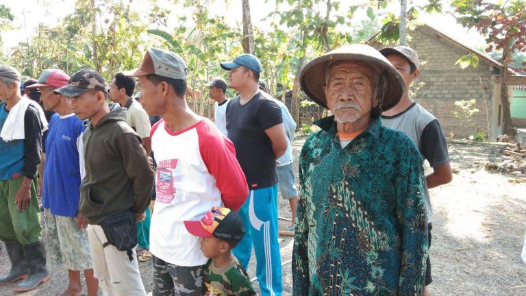 Mbah Karto Tampil Terdepan saat Apel Pagi di Pra TMMD