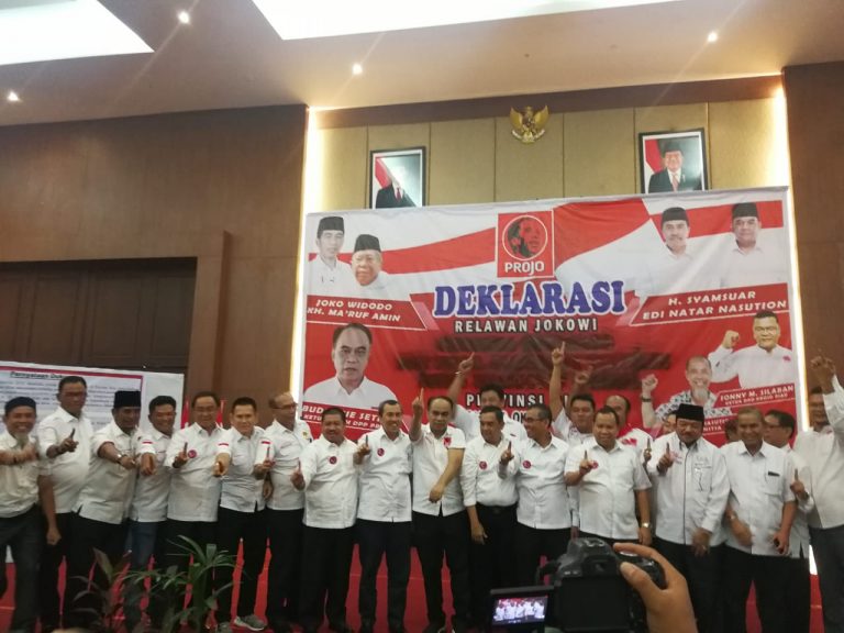 12 Kepala Daerah di Riau Deklarasi Bulat Dukung Jokowi di Pilpres 2019