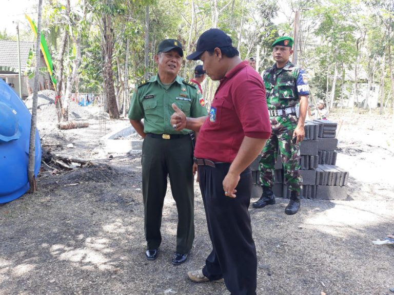 Kepala Dinas PMD Aprediasi Kinerja Satgas TMMD Kodim Sleman