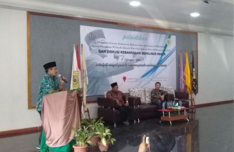 Melalui Rakerwil, Formahii Jakarta-Banten Bangkitkan Semangat Kepemudaan