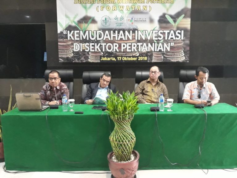 Sistem Perizinan Online Kementan Permudah Investasi Sektor Pertanian