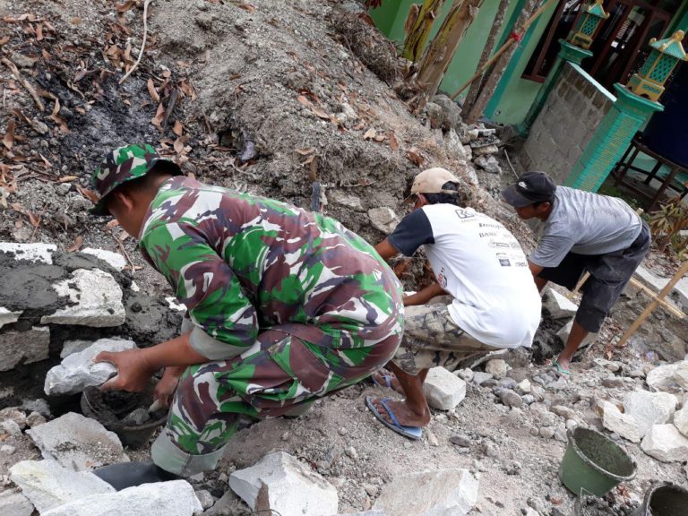 Talud Sepanjang 1000 Meter Hasil TMMD Sudah Tampak