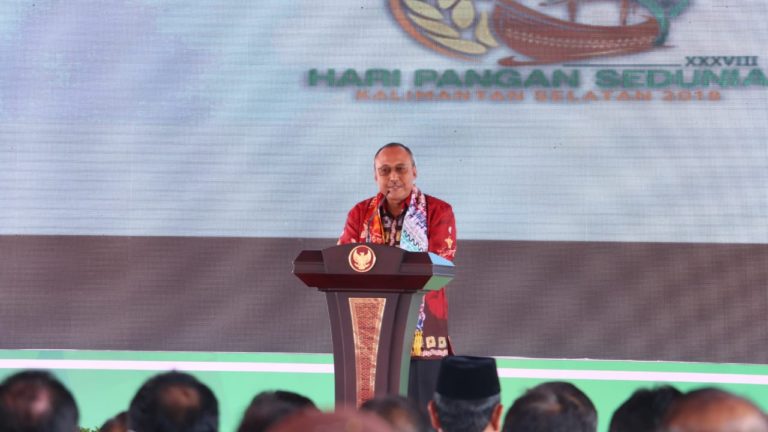 Pentupan Hari Pangan Sedunia ke 38, Pemerintah Siap Kawal Optimalisasi Lahan Rawa