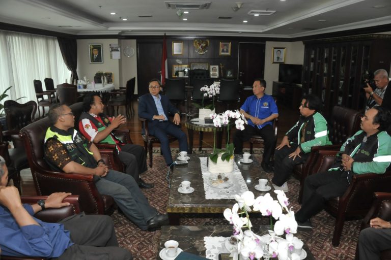 Ketua MPR Terima Kunjungan Masyarakat Ojek Online