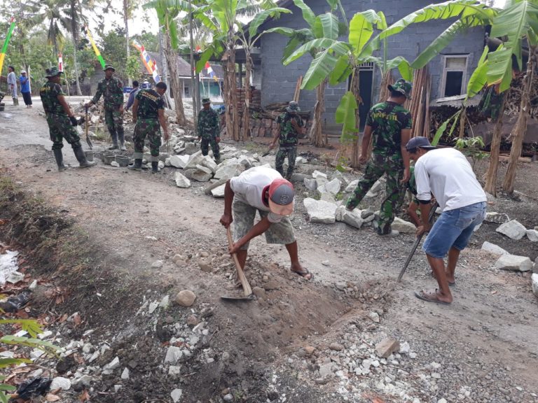 Tak Terasa Waktu Sudah Hampir Sepekan TMMD Reg 103 Di Dusun Temuwuh