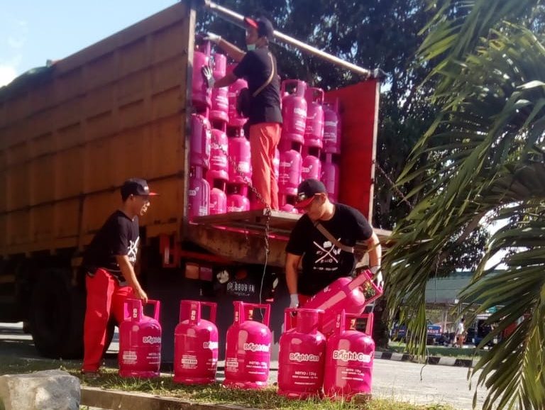 Pasokan Elpiji Pertamina Layani Operasi Pasar di Palu