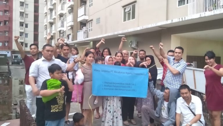 Merasa Ditipu, Penghuni Apartemen CER Protes ke Pengembang