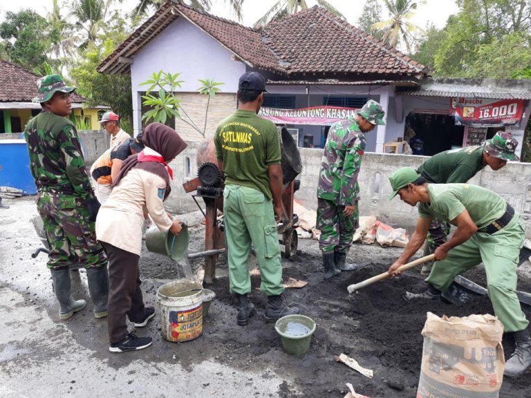 Saka Wira Kartika ikut berpartisipasi bantu Satgas TMMD