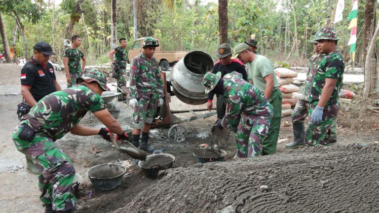Satgas dan Masyarakat Semangat, TMMD Diyakini Selesai Sesuai Target
