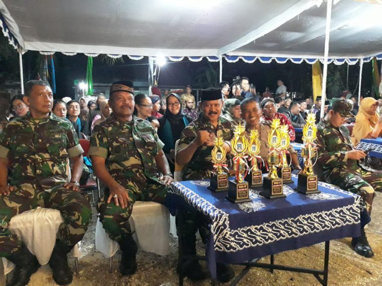 Tampak Pejabat Kodim Sleman dan Polsek Gamping Duduk Paling Depan 