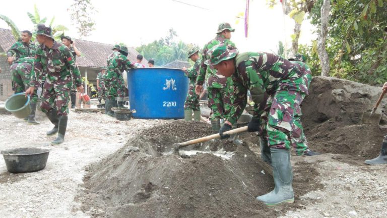 Baru Tiga Hari Pekerjaan Satgas Tmmd Mulai Tampak Kelihatan Hasilnya