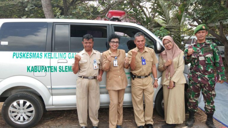 Tim Kesehatan Dari Puskesmas Gamping Turut Berpatisipasi Dalam Kegiatan Pembukaan TMMD