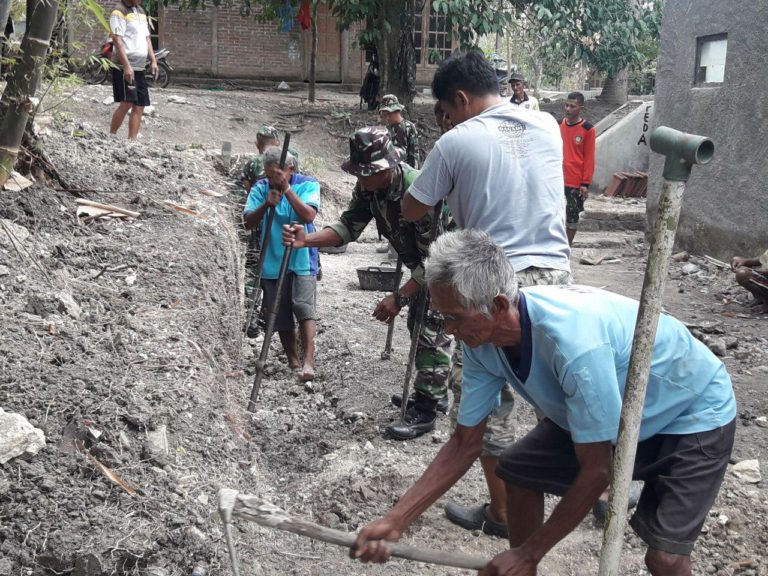 Kebersamaan Dalam Kerjakan Pembangunan Kunci Sukses Kegiatan TMMD