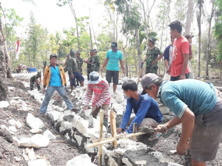Peran Aktif Masyarakat Nampak di TMMD