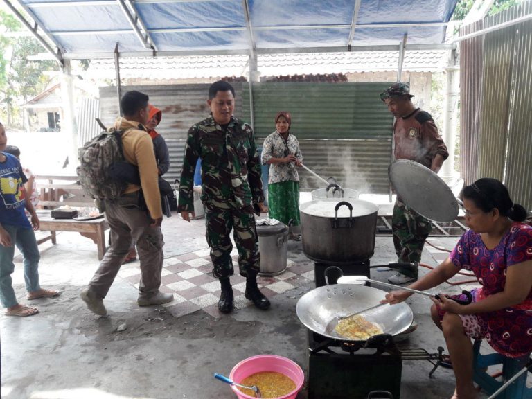 Dandim Tinjau Kesiapan Dapur Umum