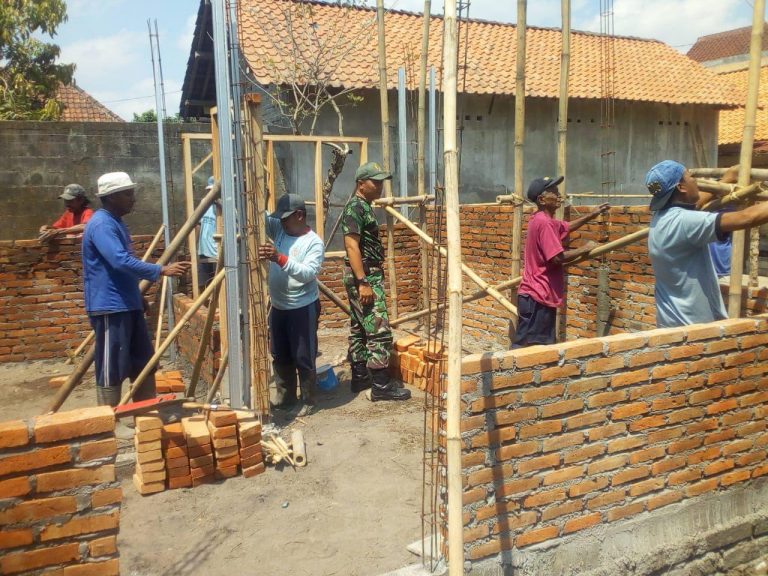 Rumah Bpk Harjo Sedang DI Rehab Dalam Program RTLH