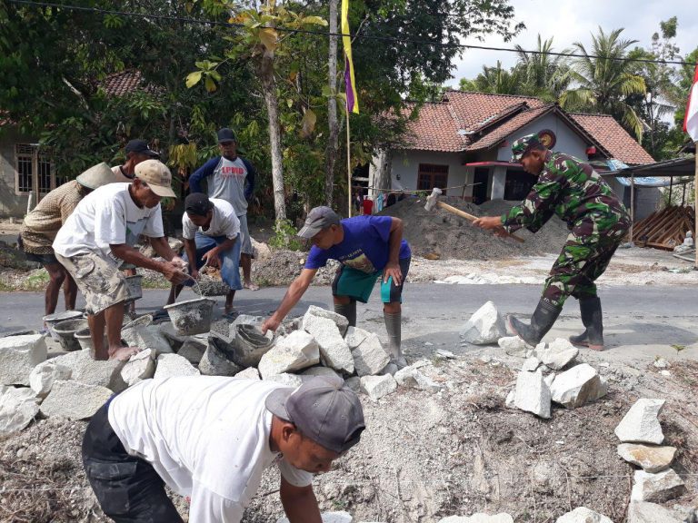 Pra TMMD Menciptakan Suasana Kekeluargaan Dan Kegotong-Royongan