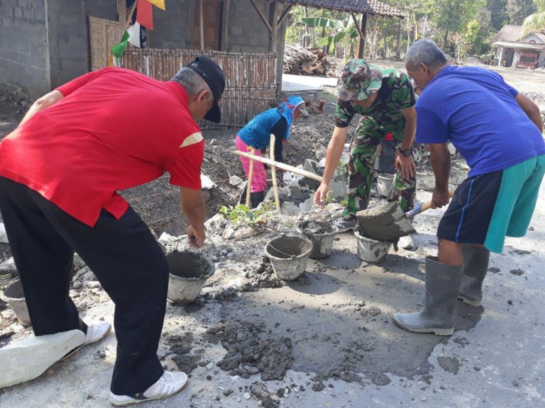 Pembuatan Talud Hampir 90% Selesai