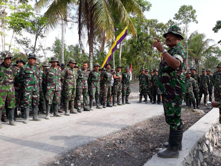 Satgas TMMD tak pernah tinggalkan Tradisi Apel