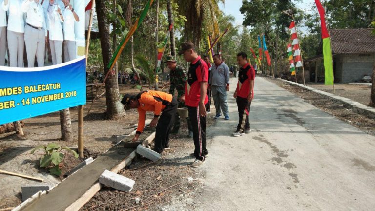 Tiap Hari Polsek Gamping Turunkan Sepuluh Personel Dukung Satgas TMMD