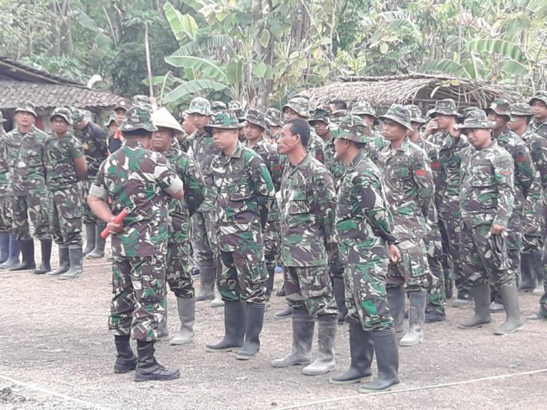 Satgas TMMD Sleman Awali Aktivitas Dengan Apel Padi Dan Do’a
