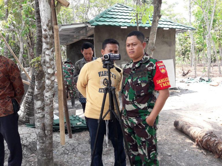 Dansatgas Cek Hasil Gambar Yang Dihasilkan Tim Jurnalistik Kodim Sleman