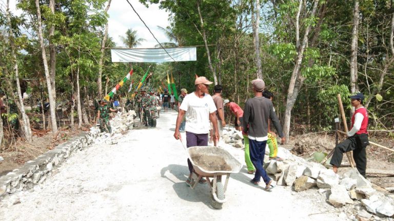TMMD Reg 103 Kodim Sleman Libatkan Seluruh Elemen Masyarakat