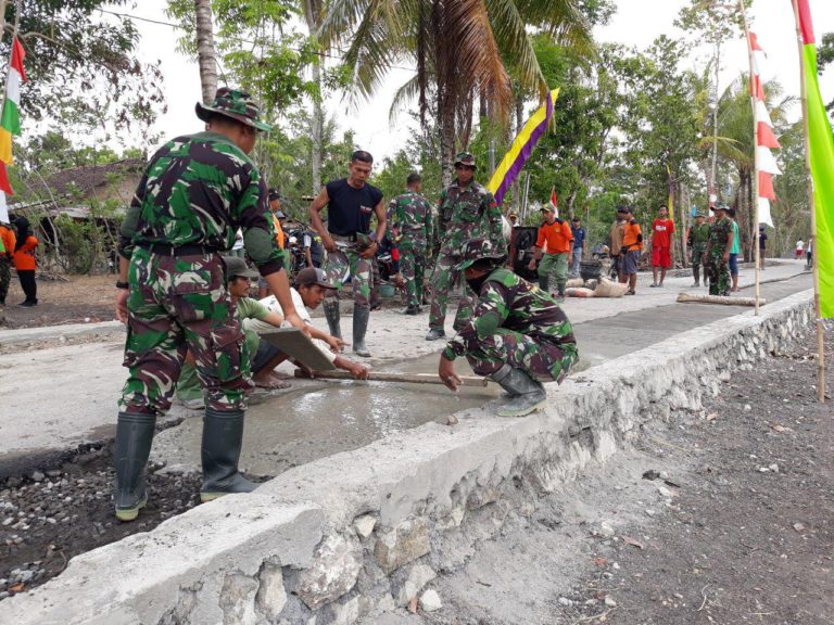 TMMD Bangun Sarana Dan Prasarana Untuk Tingkatkan Kesejahteraan Warga