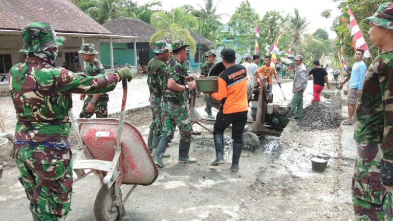 Ormas Hargoseto Ikut Turun Di Kegiatan TMMD Reg 103