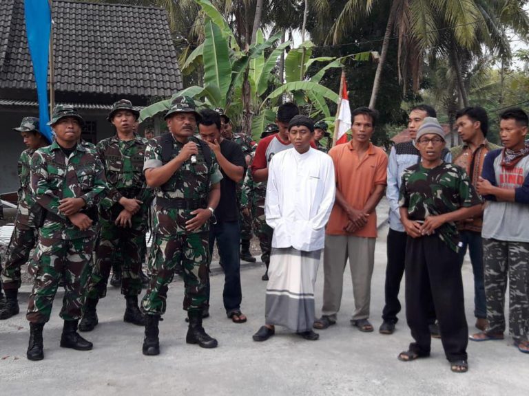 Suasana Rumah Dan Dusun Temuwuh Tiba Tiba Sepi Saat Satgas TMMD Kembali Ke Markasnya