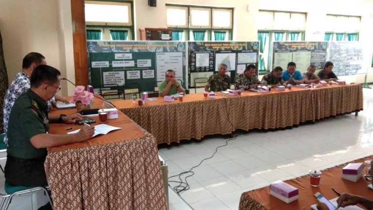 Rapat Lintas Sektoral Rencana Penutupan TMMD Reg TA 2018 Kodim Sleman