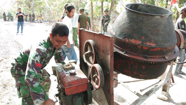 Mesin Molen Sangat Berguna Di Pembangunan TMMD Reg 103