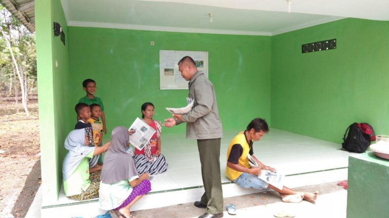 Mulyadi Hibahkan Tanah Pekarangan Untuk Dibangun Poskamling