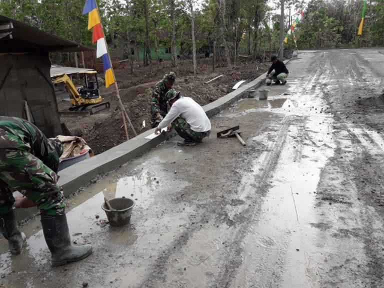 Cuaca Tidak Menentu Jadi Kendala Dalam Kegiatan TMMD