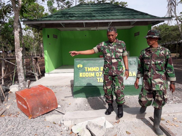 Pasiter Kodim Sleman Merasa Puas Dengan Hasil Pekerjaan Satgas TMMD