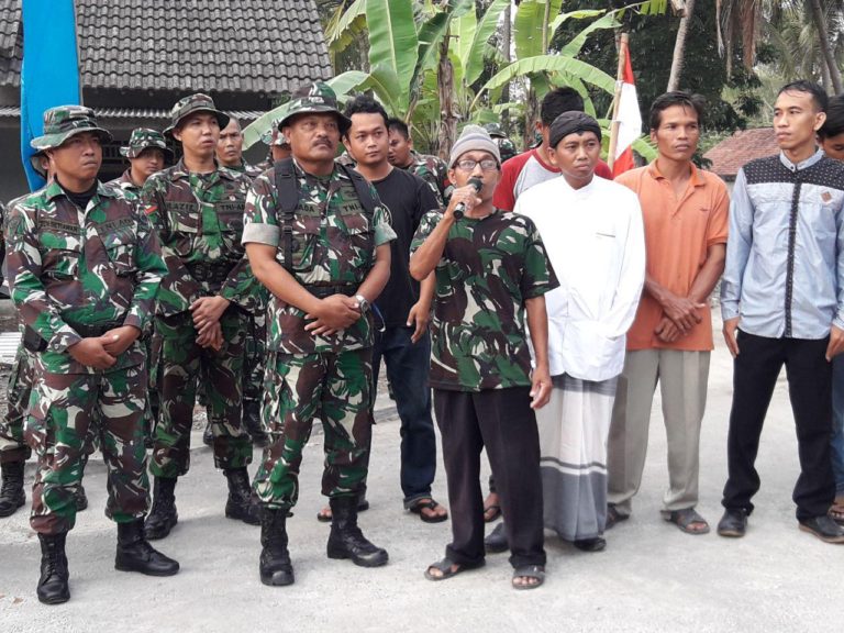 Kepala Dusun Temuwuh Apresiasi Dan Ucapkan Terimakasih Atas Kerjasama Warga Dan Satgas TMMD Bangun Wilayahnya