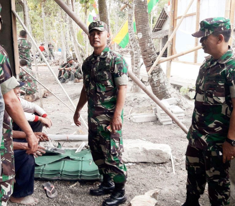 Kasdim Sleman Cek Hasil Akhir Kegiatan TMMD