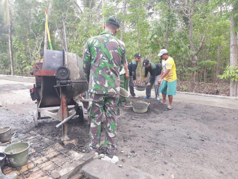 Keberadaan Alat Molen Sangat Membantu Dalam Pekerjaan Di Lokasi TMMD