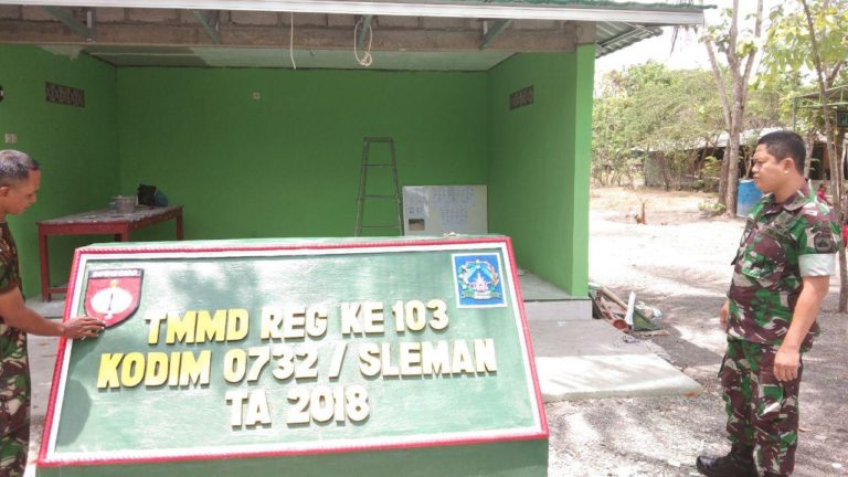 Dandim Sleman Bersyukur Pekerjaan Di Masing Masing Sasaran Berjalan Lancar