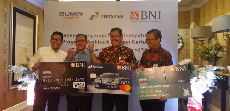 BNI Dukung Program Cashless di SPBU Pertamina