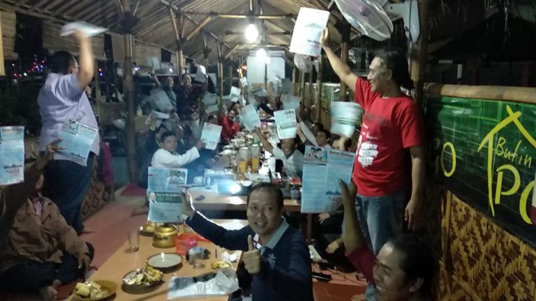 Puluhan Paguyuban Warga di Kota Tangerang nyatakan sikap dukung Jokowi