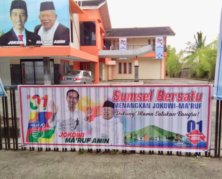 Relawan-relawan Jokowi-Ma’ruf kompak bergerak menangkan Paslon No 01 di Sumsel