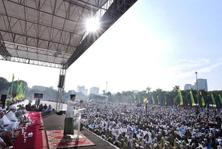 Dihadapan Massa 212, Anies Beberkan Keberhasilannya Pimpin Jakarta