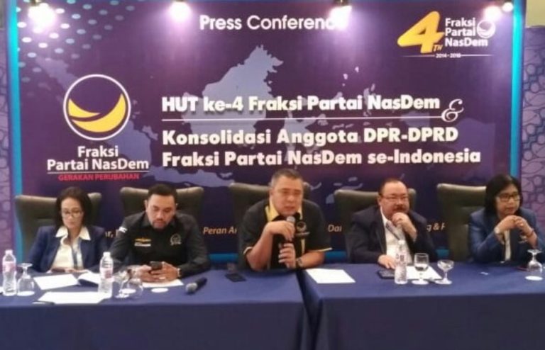Rayakan Ultah ke-4, NasDem Targetkan 100 Kursi di DPR