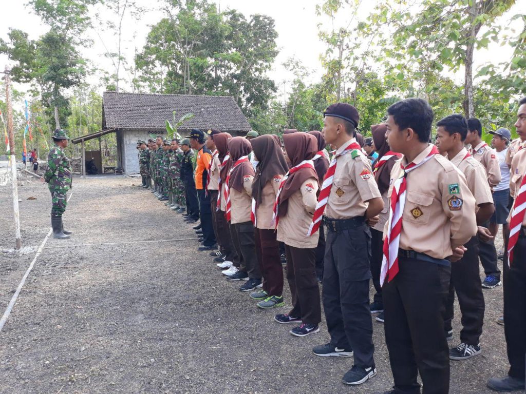 Setiap Hari Anggota Pramuka Selalu Hadir Di Lokasi TMMD MONITOR