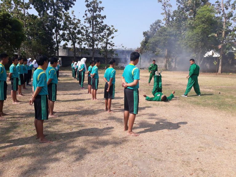 Kepala Sekolah SMP 1 Balecatur Apresiasi Satgas TMMD Sudah Ajari Anak Didiknya Beladiri Yong Moodo