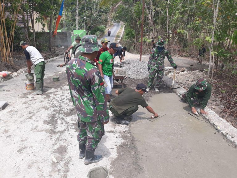 Letkol Inf Diantoro,Sip Ajak Seluruh Elemen Masyarakat Bersama Sama Sukseskan TMMD 103