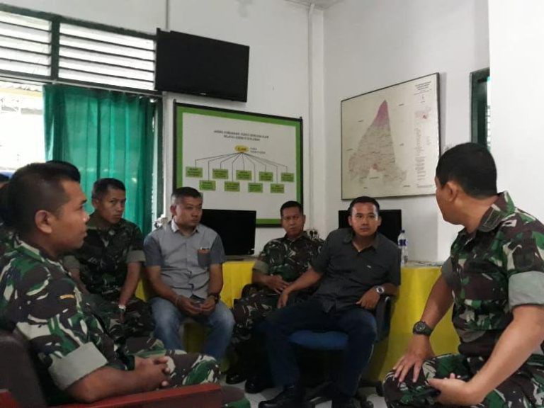 Dansatgas TMMD Sempatkan Kunjungi Posko Tim Publikasi Kodim Sleman