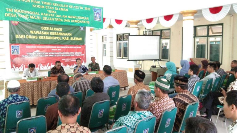 Tomas, Toga Dan Toda Desa Balecatur Antusias Ikuti Sosialisasi Wawasan Kebangsaan