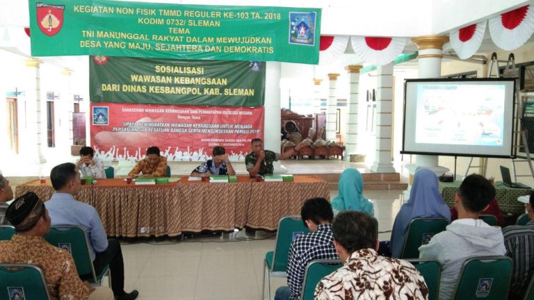 Pengecetan Poskamling Sudah Selesai Di Kerjakan Di TMMD Reg 103